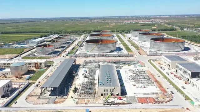 新東營原油庫建成投產 年可實現減碳1351噸